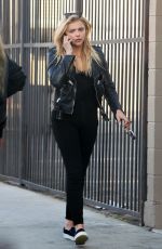 CHLOE MORETZ Out and About Beverly Hills 02/15/2016