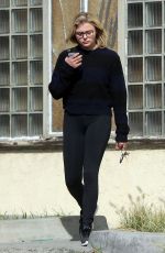CHLOE MORETZ Out and About Beverly Hills 02/15/2016