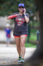 CHRIS BATH Out at a Park in Melbourne 01/28/2016