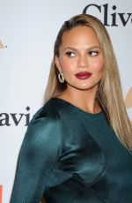 CHRISSY TEIGEN at 2016 Pre-grammy Gala and Salute to Industry Icons in Beverly Hills 02/14/2016