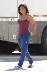 CHRISTINA MILIAN on the Set of Grandfathered in Los Angeles 02/09/2016