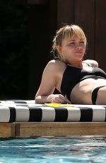 CHRISTINA RICCI in Bikini at a Pool in Miami 02/24/2016