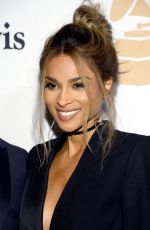 CIARA at 2016 Pre-grammy Gala and Salute to Industry Icons in Beverly Hills 02/14/2016
