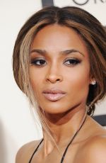 CIARA at Grammy Awards 2016 in Los Angeles 02/15/2016