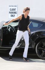CINDY CRAWFORD Out in Beverly Hills 02/10/2016