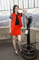 COCO ROCHA at Empire State Building in New York 02/17/2016