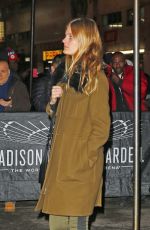 CONSTANCE JABLANOSKI Arrives at Nnicks vs Warriors Game in New York 01/31/2016