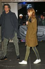 CONSTANCE JABLANOSKI Arrives at Nnicks vs Warriors Game in New York 01/31/2016