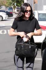 COURTNEY COX Out and About in Los Angeles 02/23/2016