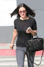 COURTNEY COX Out and About in Los Angeles 02/23/2016