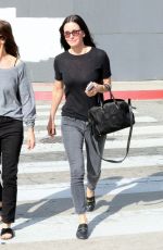 COURTNEY COX Out and About in Los Angeles 02/23/2016