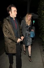 COURTNEY LOVE Out for Dinner at Mr. Chow in Beverly Hills 02/26/2013