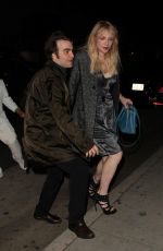 COURTNEY LOVE Out for Dinner at Mr. Chow in Beverly Hills 02/26/2013