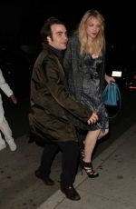 COURTNEY LOVE Out for Dinner at Mr. Chow in Beverly Hills 02/26/2013