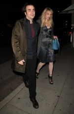 COURTNEY LOVE Out for Dinner at Mr. Chow in Beverly Hills 02/26/2013
