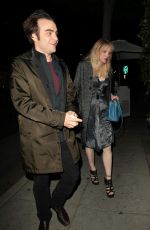 COURTNEY LOVE Out for Dinner at Mr. Chow in Beverly Hills 02/26/2013