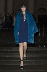 DAISY LOWE Leaves House of Holland Fashion Show at London Fashion Week 02/21/2016