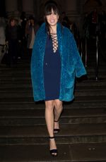 DAISY LOWE Leaves House of Holland Fashion Show at London Fashion Week 02/21/2016