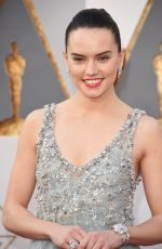 DAISY RIDLEY at 88th Annual Academy Awards in Hollywood 02/28/2016