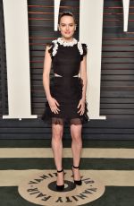 DAISY RIDLEY at Vanity Fair Oscar 2016 Party in Beverly Hills 02/28/2016