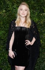 DAKOTA FANNING at Chanel and Charles Finch Pre-oscar Party in Los Angeles 02/27/2016