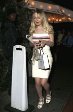 DAKOTA FANNING at Chateau Marmont in Hollywood 02/25/2016