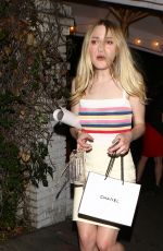 DAKOTA FANNING at Chateau Marmont in Hollywood 02/25/2016