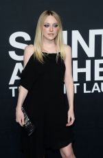 DAKOTA FANNING at Saint Laurent Fashion Show in Los Angeles 02/10/2016