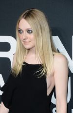 DAKOTA FANNING at Saint Laurent Fashion Show in Los Angeles 02/10/2016