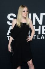 DAKOTA FANNING at Saint Laurent Fashion Show in Los Angeles 02/10/2016