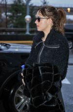 DAKOTA JOHNSON Arrives at Airport in Vancouver 02/15/2016