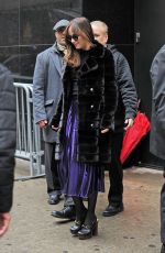 DAKOTA JOHNSON Arrives at Good Morning America in New York 02/03/2016