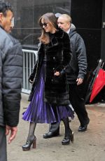 DAKOTA JOHNSON Arrives at Good Morning America in New York 02/03/2016