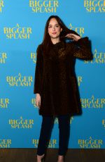 DAKOTA JOHNSON at Bigger Splash Photocall in London 02/07/2016