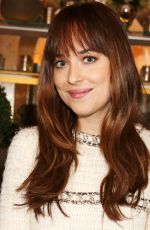 DAKOTA JOHNSON at Charles Finch Pre-bafta Party in London 02/13/2016