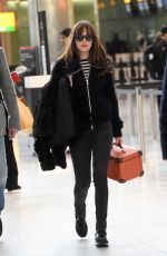 DAKOTA JOHNSON at Heathrow Airport in London 02/15/2016