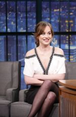 DAKOTA JOHNSON at Late Naught with Seth Meyers 25/01/2016