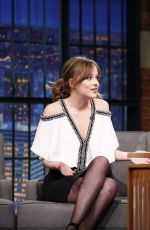 DAKOTA JOHNSON at Late Naught with Seth Meyers 25/01/2016