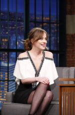 DAKOTA JOHNSON at Late Naught with Seth Meyers 25/01/2016