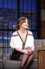 DAKOTA JOHNSON at Late Naught with Seth Meyers 25/01/2016