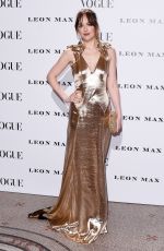 DAKOTA JOHNSON at Vogue 100: A Century of Style Exhibition in London 02/09/2016