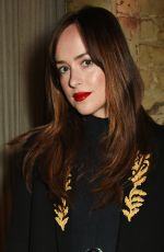 DAKOTA JOHNSON at Weinstein & Grey Goose Pre-baftas Dinner in London 02/12/2016