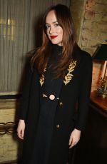 DAKOTA JOHNSON at Weinstein & Grey Goose Pre-baftas Dinner in London 02/12/2016