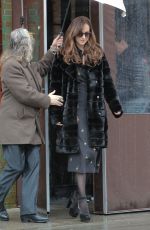 DAKOTA JOHNSON Leaves Gemma Restaurant in New York 02/03/2016