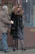 DAKOTA JOHNSON Leaves Gemma Restaurant in New York 02/03/2016