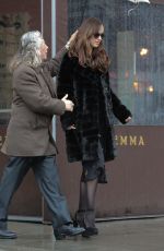 DAKOTA JOHNSON Leaves Gemma Restaurant in New York 02/03/2016