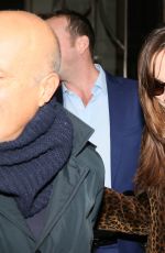 DAKOTA JOHNSON Leaves Her Hotel in London 02/13/2016
