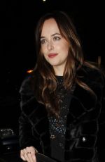 DAKOTA JOHNSON Night Out in London 02/08/2016