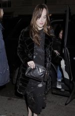 DAKOTA JOHNSON Night Out in London 02/08/2016
