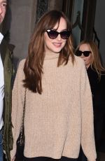 DAKOTA JOHNSON Out and About in London 02/09/2016